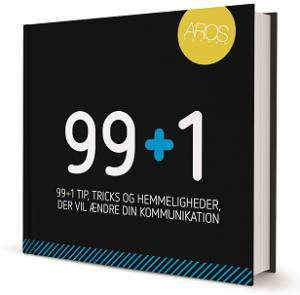 Vores e-bog 99+1 tips og hemmeligheder, der vil ændre din kommunikation